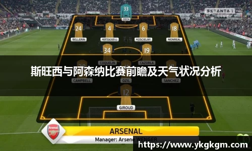 斯旺西与阿森纳比赛前瞻及天气状况分析